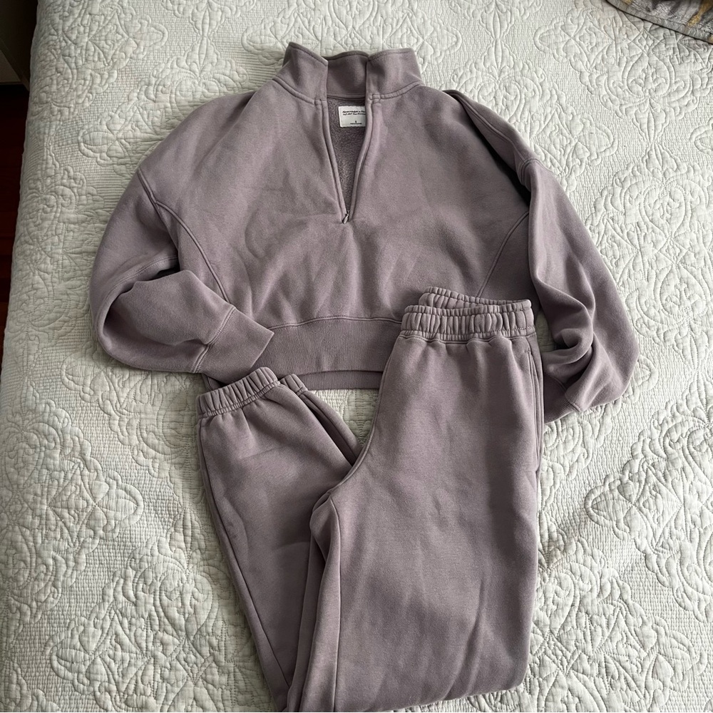 Abercrombie & Fitch Lavender Track Pants